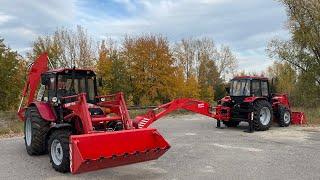 Подробный обзор Беларусского JCB. Экскаватор-погрузчик ЭП-491 на базе трактора Беларус 92П