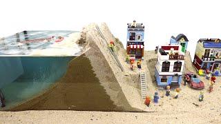 LEGO DAM BREACH EXPERIMENT - NEW LEGO CITY DISASTER