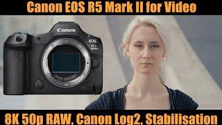 Canon EOS R5 Mark II for Video: 8K 50p RAW, Canon Log 2, SRAW, Skintones ...