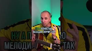 Простая мелодия на гитаре гитара  #guitar  #fingerstyle  #фингерстайл #табы #tabs #shorts