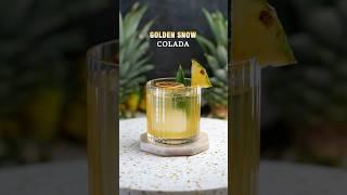 Golden Snow Colada #pinacolada #cocktails #cocktail #bartender #bar #drink #pineapple