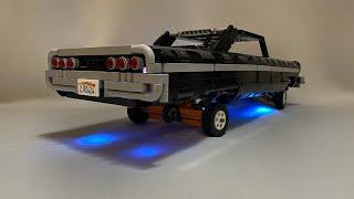 Chevrolet Impala ss 409 coupe 1964 at night || lowrider || Lego Technic || Homemade