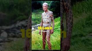 The leopard man  // amazing facts in hindi// #shorts #facts #knowledge #leopard #gk #animals