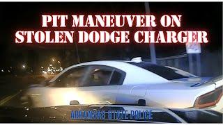 Quick PIT Maneuver on stolen Dodge Charger by Arkansas State Police #pursuit #arkansasstatepolice