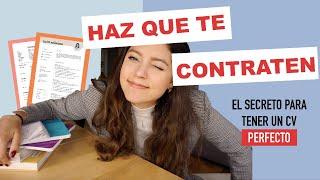 El CV PERFECTO | Cómo hacer un buen Curriculum Vitae