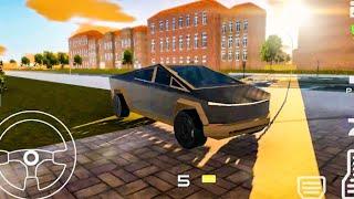 Real Cyber Truck Car Driving - Tesla Electric Car Simulator - Android Gameplay