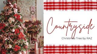 Country or Farmhouse Style Christmas Tree Ideas