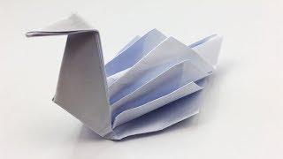 Origami Simple Swan Tutorial [FearlessFlourish]