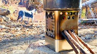 $25.00 Firebox "SCOUT" Emergency Survival Stove Tin. Be Prepared to Boil & Cook Without Power