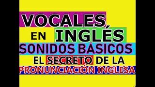 PRONUNCIACIÓN DE LAS VOCALES EN INGLÉS