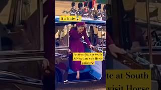 Princess kate get off from car South Africa royal state visit Buckingham uk #shorts #katemiddleton