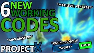 6 NEW RELEASED WORKING CODES IN PROJECT X| ROBLOX