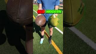 Modern NFL Ball Vs. 1940s NFL Ball!