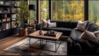 Masculine Livingroom Decoration Style Ideas| Interior Designs For Masculine Living Space