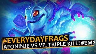 Afoninje (Puck) vs VIRTUS PRO, TRIPLE KILL! #EMCup S2