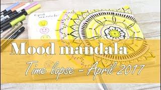 Doodle with me | Mood mandala time lapse - April 2017