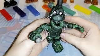 How to make Freddie FNAF out of plasticine, animatronics phantom Freddie./Freddy's Phantom.