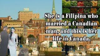 SHE IS A FILIPINA WHO MARRIED A CANADIAN MAN, AND THIS IS HER LIFE IN CANADA. #fyp #yutube #Happy