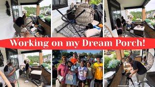 *NEW* WORKING ON MY DREAM PORCH | JUNETEENTH CELEBRATION WITH THE FAMILY | SHYVONNE MELANIE TV