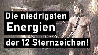 12 Sternzeichen ⭐ und ihre Eigenschaften der niedrigsten Stufe!