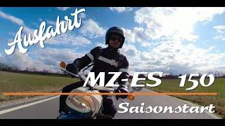 MZ ES 150 Trophy - Saisonstart