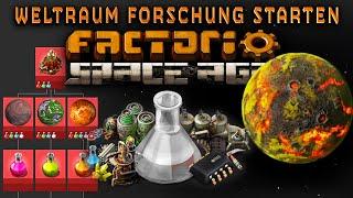 Weltraum Forschung starten in Factorio Space Age DLC