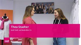 Ausbildung als Textil- und Modenäherin bei medi in Bayreuth, Thea Stadter