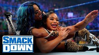 Bianca Belair & Sasha Banks vs. Carmella & Zelina Vega: SmackDown, July 30, 2021