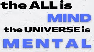 🟦THE PRINCIPLE OF MENTALISM FROM THE KYBALION - WHAT DOES IT MEAN?▫️