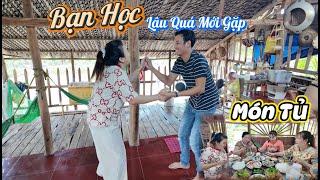 Nhỏ Bạn Học Của KaNi Tèo 69 Ở Đồng Nai Về Thăm 2 Vợ Chồng Và Làm Món Bún Mắm Tiếp Đãi..