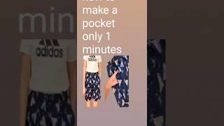 Pocket Cutting ️ & Stitching 🪡  #pocket #cutitng #stitching #shorts