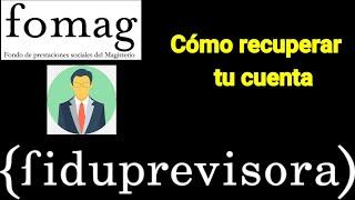 Recuperar cuenta del Fomag