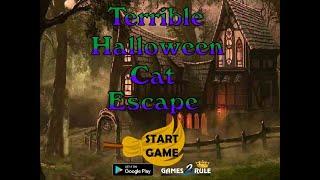 terrible halloween cat escape video walkthrough