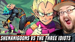 DBFZ - Shenanigoons vs The Three Idiots: REMATCH - FUNNY MOMENTS IN DRAGON BALL FIGHTERZ REACTION!!!