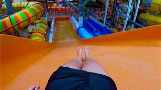 Orange Plunge Water Slide at Aquapalace Waterpark