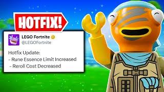 HUGE UPDATE JUST MADE BY LEGO Fortnite! (v31.20)