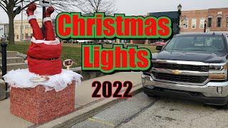 Happy Holidays! | Christmas Lights 2022 | Tipton, Indiana USA | 3rd Annual Cruise for Lights