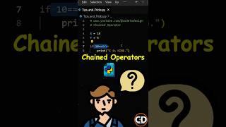 What is Chained Operator in Python? #python #programming #coding