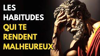 10 ERREURS qui vous RENDENT MALHEUREUX sans que vous vous en rendiez compte | STOÏCISME