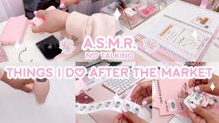 THINGS I DO EVERY AFTER-MARKET EVENT | SANITIZING, RECOUNTING INVENTORY AND MORE | ASMR NO TALKING