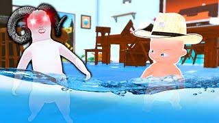 Demon Baby Flooded the House & Destroyed It! - Who's Your Daddy 2 Multiplayer
