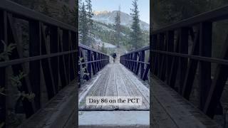 Day 86 on the Pacific Crest Trail #pct2024 #mountains #pacificcresttrail #lake #backpacking