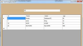 C# & MySQL - Search And Display In TextChanged Event Using C# [ with source code ]