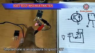 HOW TO TEST IGBT WITHOUT USING MULTIMETER (ENGLISH/TAGALOG)