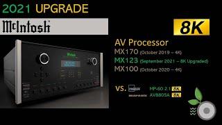 McIntosh 2021 8K AV Processors vs Marantz and Lyngdorf