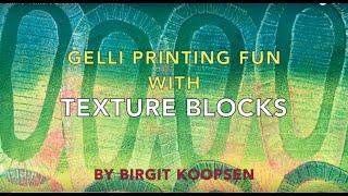 Gelli Arts® Texture Blocks