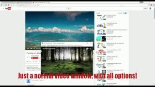 YouTube to PopUp - Chrome Extension