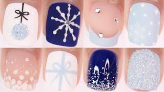 TRENDY CHRISTMAS NAIL DESIGNS  |  Christmas nail art compilation using gel nail polish at home