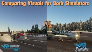 Comparing Microsoft Flight Simulator 2024 with Microsoft Flight Simulator 2020 #msfs2024 #msfs2020