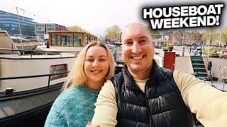 We Slept on a Houseboat! | Amsterdam Travel Vlog